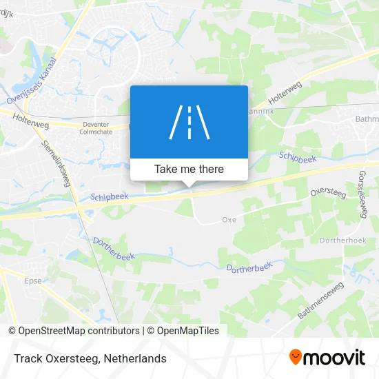 Track Oxersteeg map