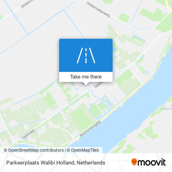 Parkeerplaats Walibi Holland map