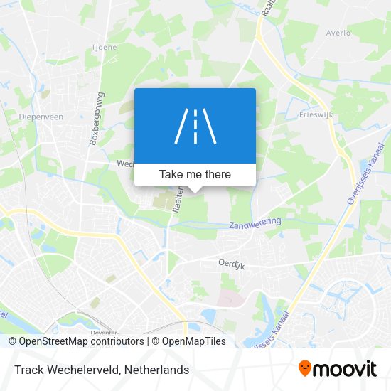 Track Wechelerveld map