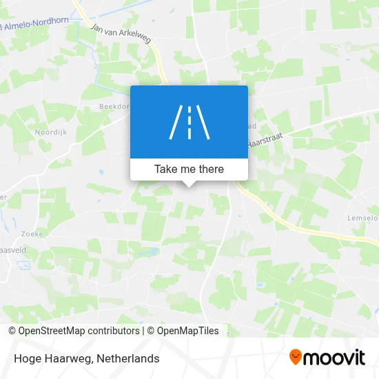 Hoge Haarweg map