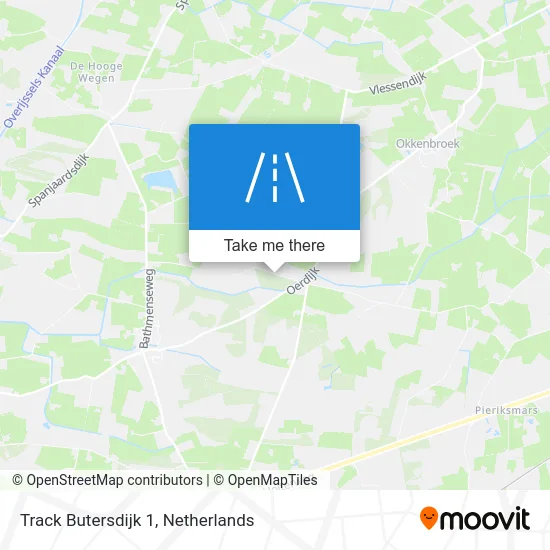 Track Butersdijk 1 map