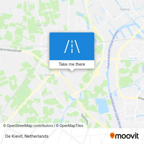 De Kievit map