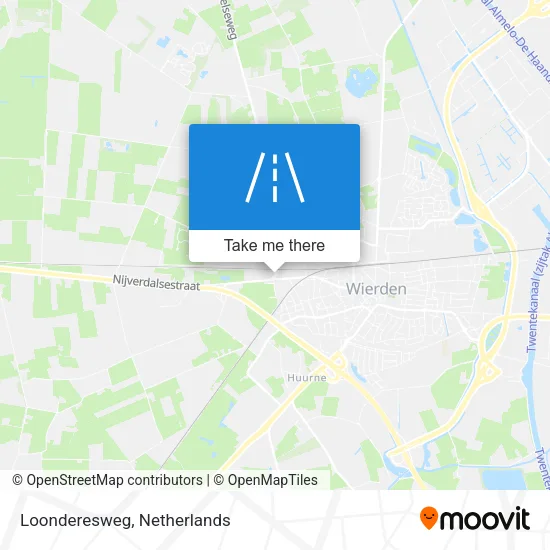 Loonderesweg map