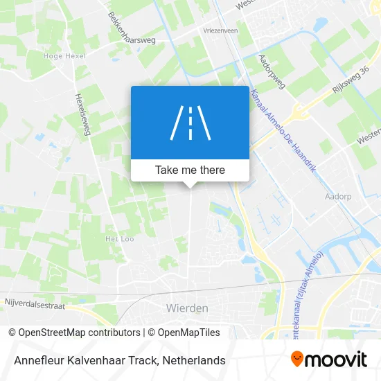 Annefleur Kalvenhaar Track map