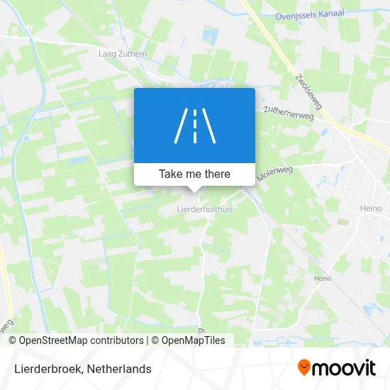 Lierderbroek map
