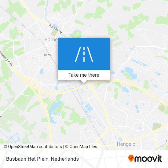 Busbaan Het Plein map