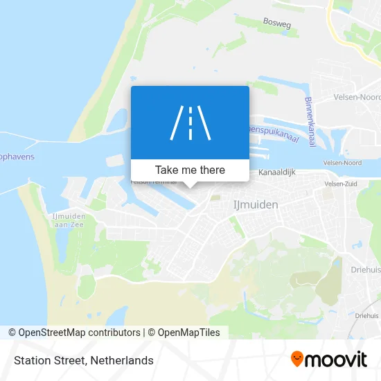 Stationstraat map