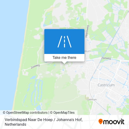 Verbindspad Naar De Hoep / Johanna's Hof map