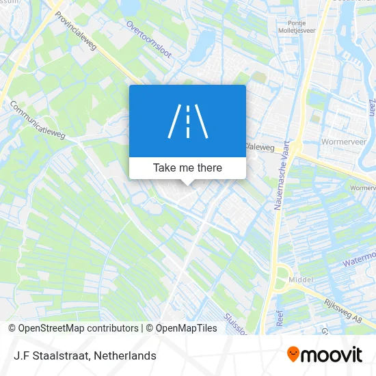 J.F Staalstraat map