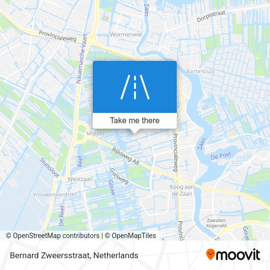 Bernard Zweersstraat map