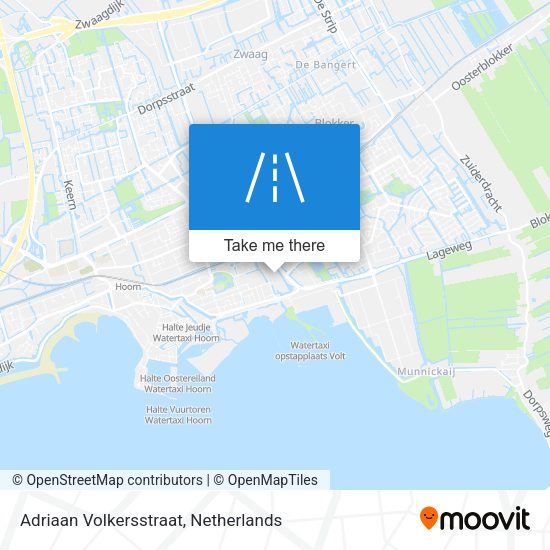 Adriaan Volkersstraat map