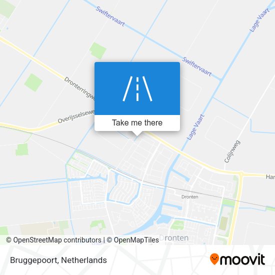 Bruggepoort map