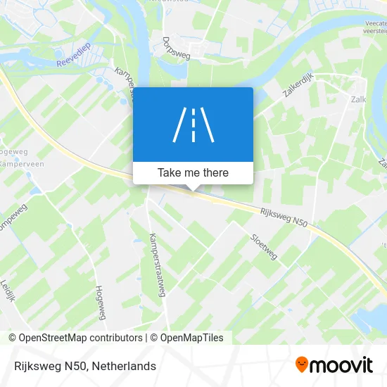 Rijksweg N50 Karte