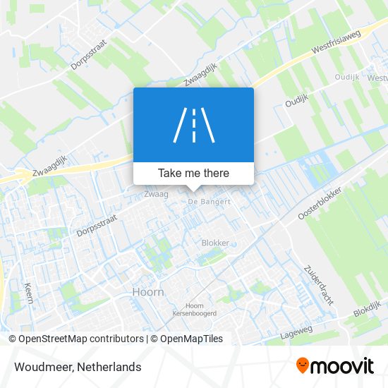 Woudmeer map