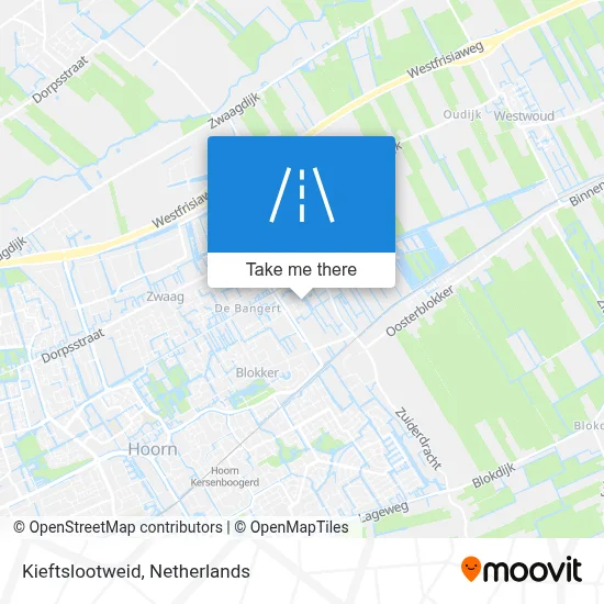 Kieftslootweid map