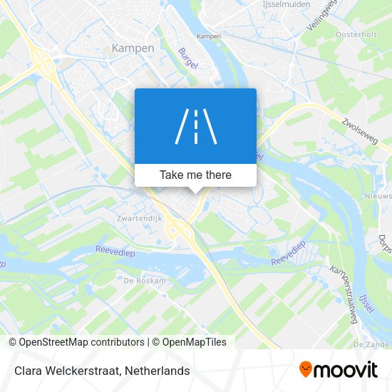 Clara Welckerstraat map