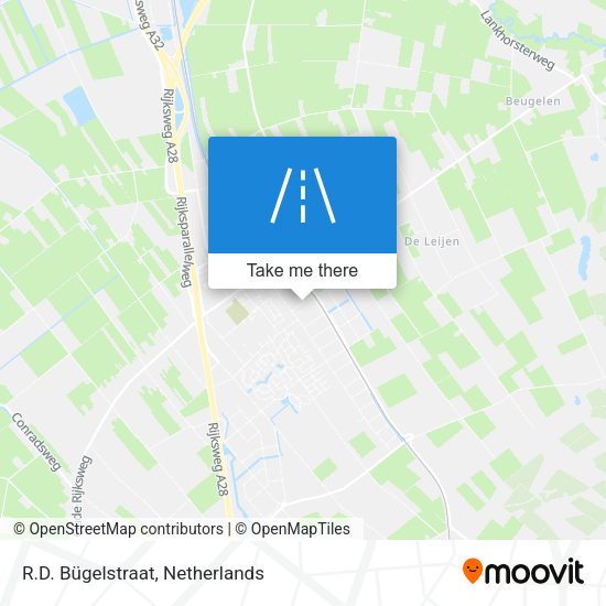 R.D. Bügelstraat map