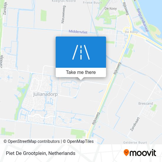 Piet De Grootplein map