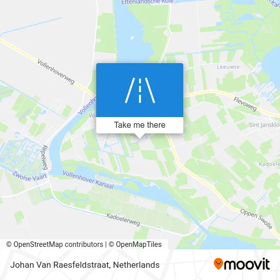 Johan Van Raesfeldstraat Karte