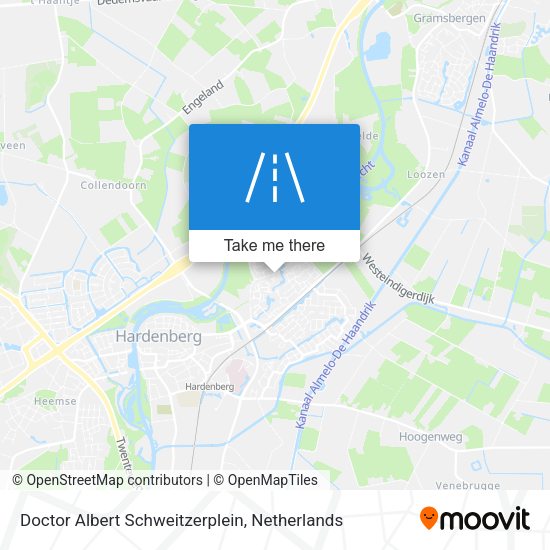 Doctor Albert Schweitzerplein map