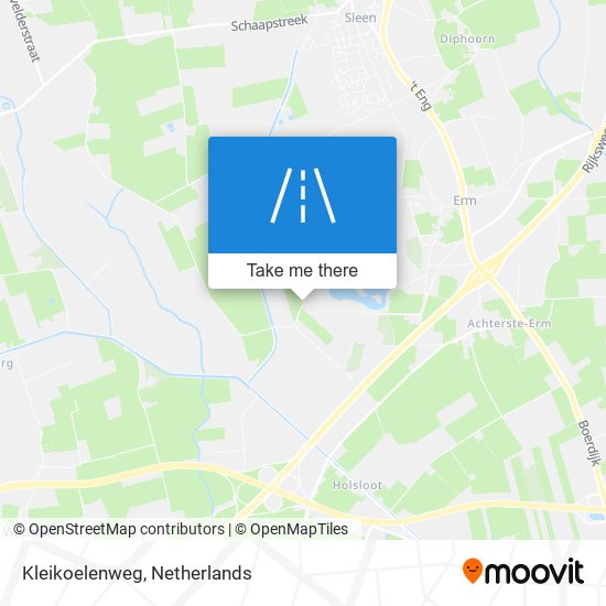 Kleikoelenweg map