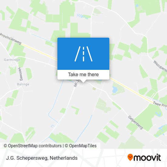 J.G. Schepersweg map