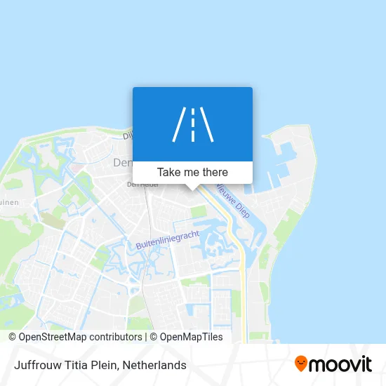 Juffrouw Titia Plein map