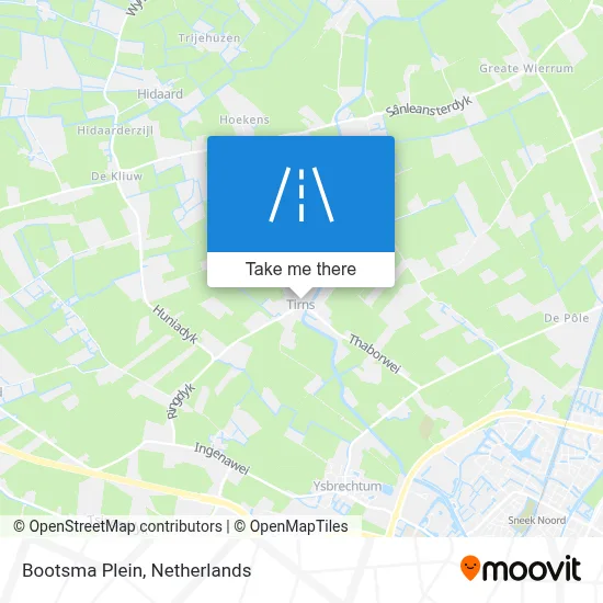 Bootsma Plein map