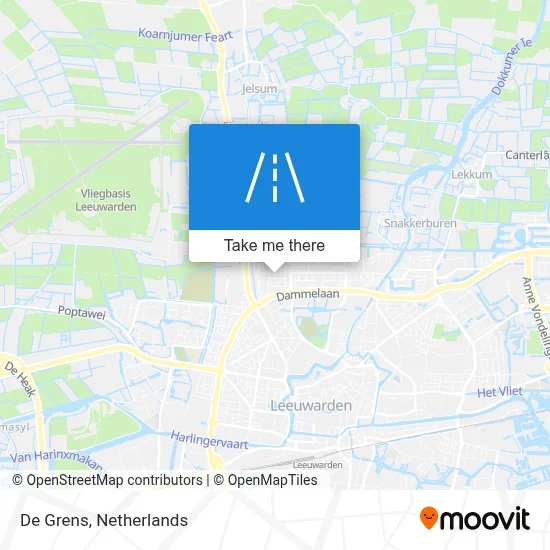De Grens map
