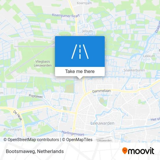 Bootsmaweg map