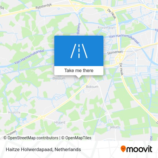 Haitze Holwerdapaad map