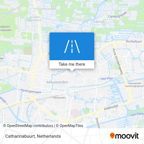 Catharinabuurt map