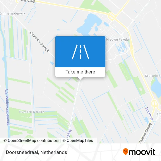 Doorsneedraai map