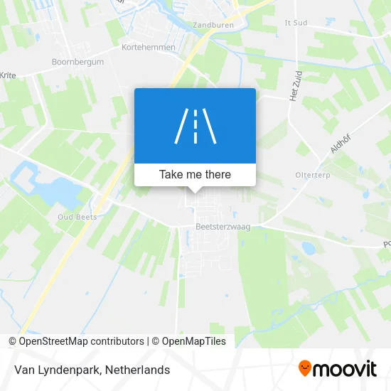 Van Lyndenpark map