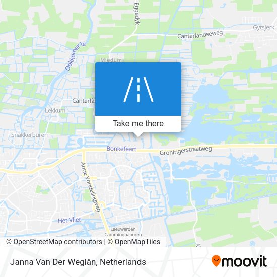 Janna Van Der Weglân map