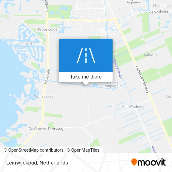 Leinwijckpad map