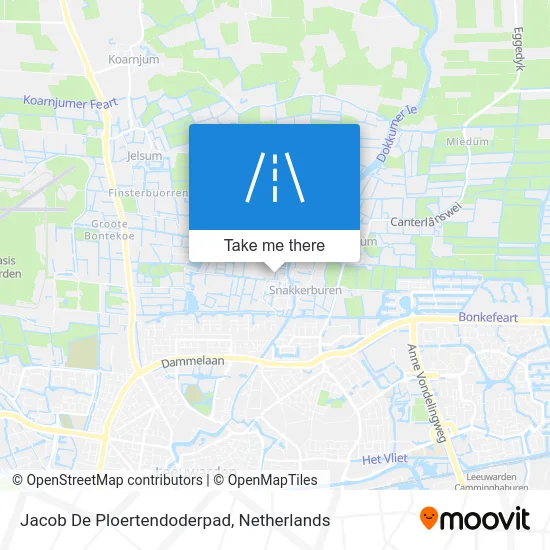 Jacob De Ploertendoderpad map