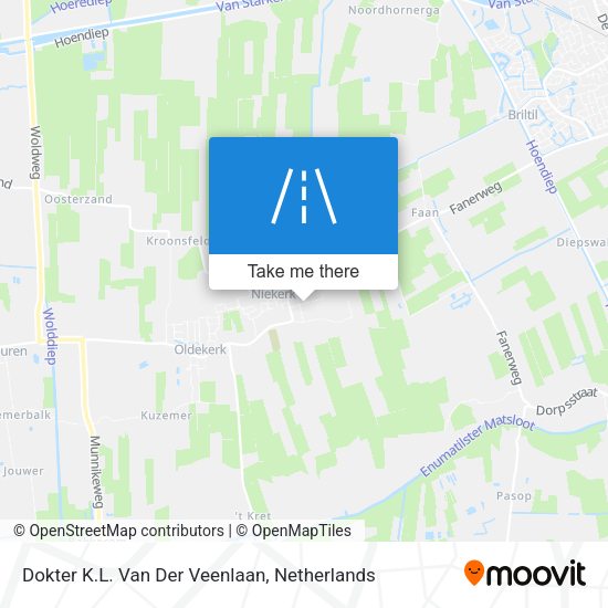 Dokter K.L. Van Der Veenlaan map