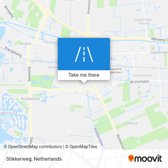 Stikkerweg map