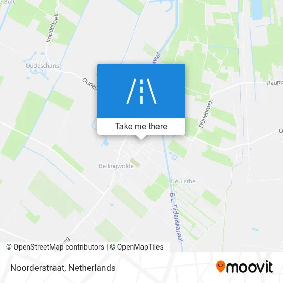 Noorderstraat map