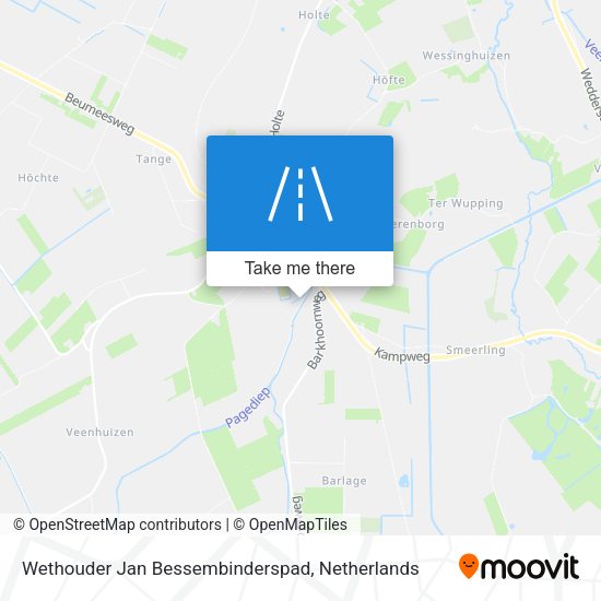 Wethouder Jan Bessembinderspad map