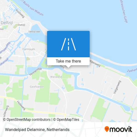 Wandelpad Delamine map