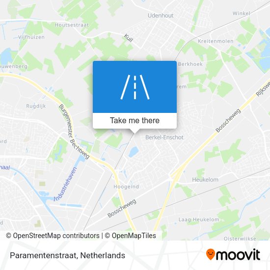 Paramentenstraat map