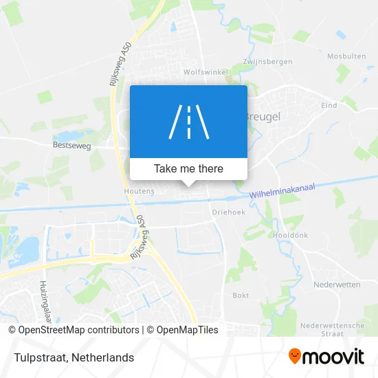 Tulpstraat map