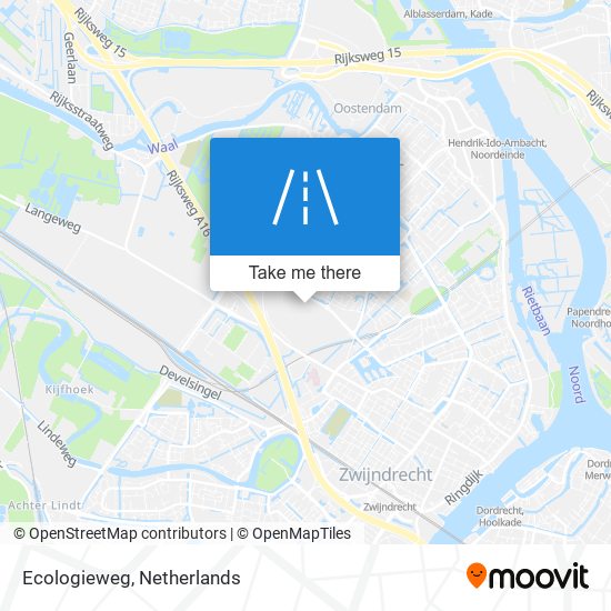 Ecologieweg map