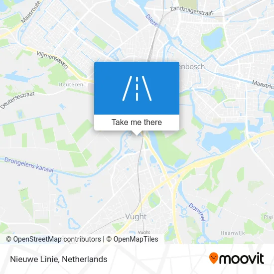 Nieuwe Linie map