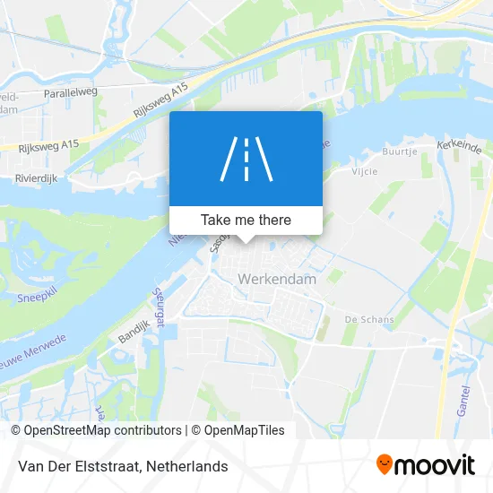 Van Der Elststraat map