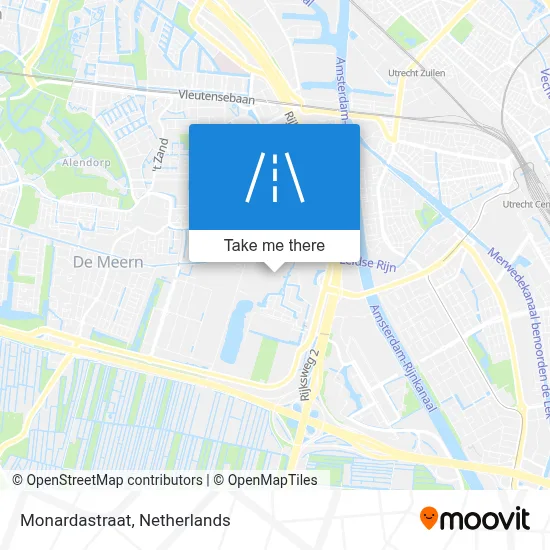 Monardastraat map
