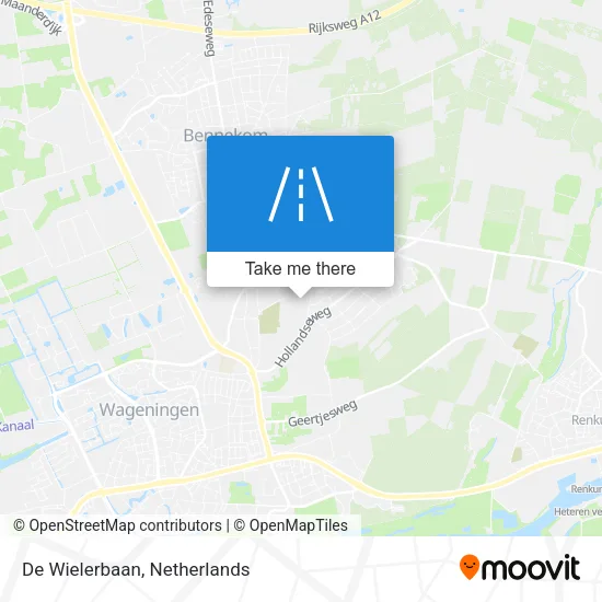 De Wielerbaan map