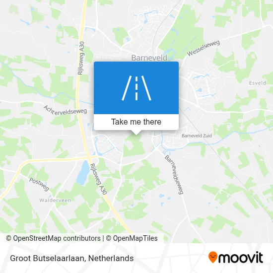 Groot Butselaarlaan map